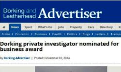 media articles private Detective weybridge & surrey